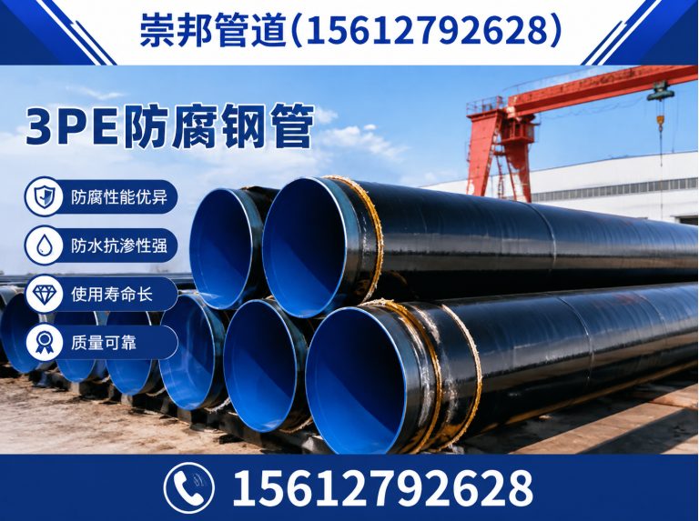 河北沧州经济开发区3PE防腐钢管展示图